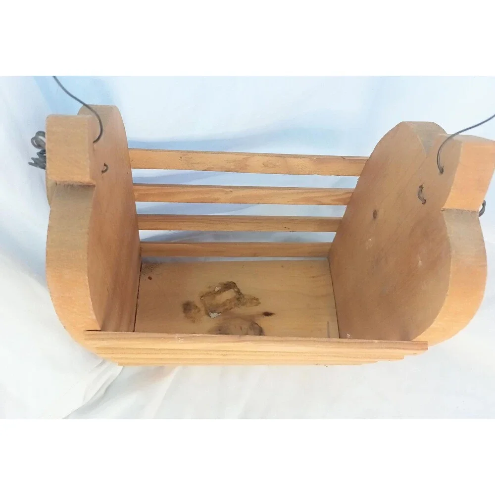 Wooden Apple Basket Folk Art